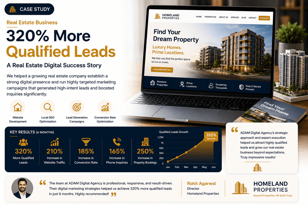 320% More Qualified Leads